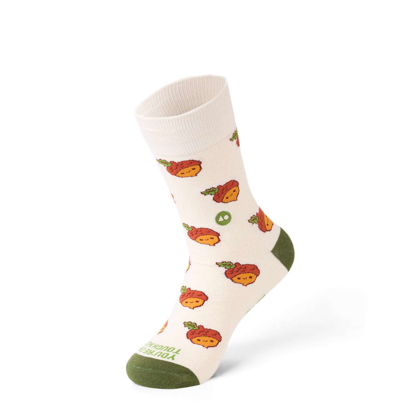 TALKING TOES | Tough Acorn Sock | Cream