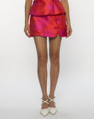 DRESSINGPAULA | Jacquard Mini Skirt