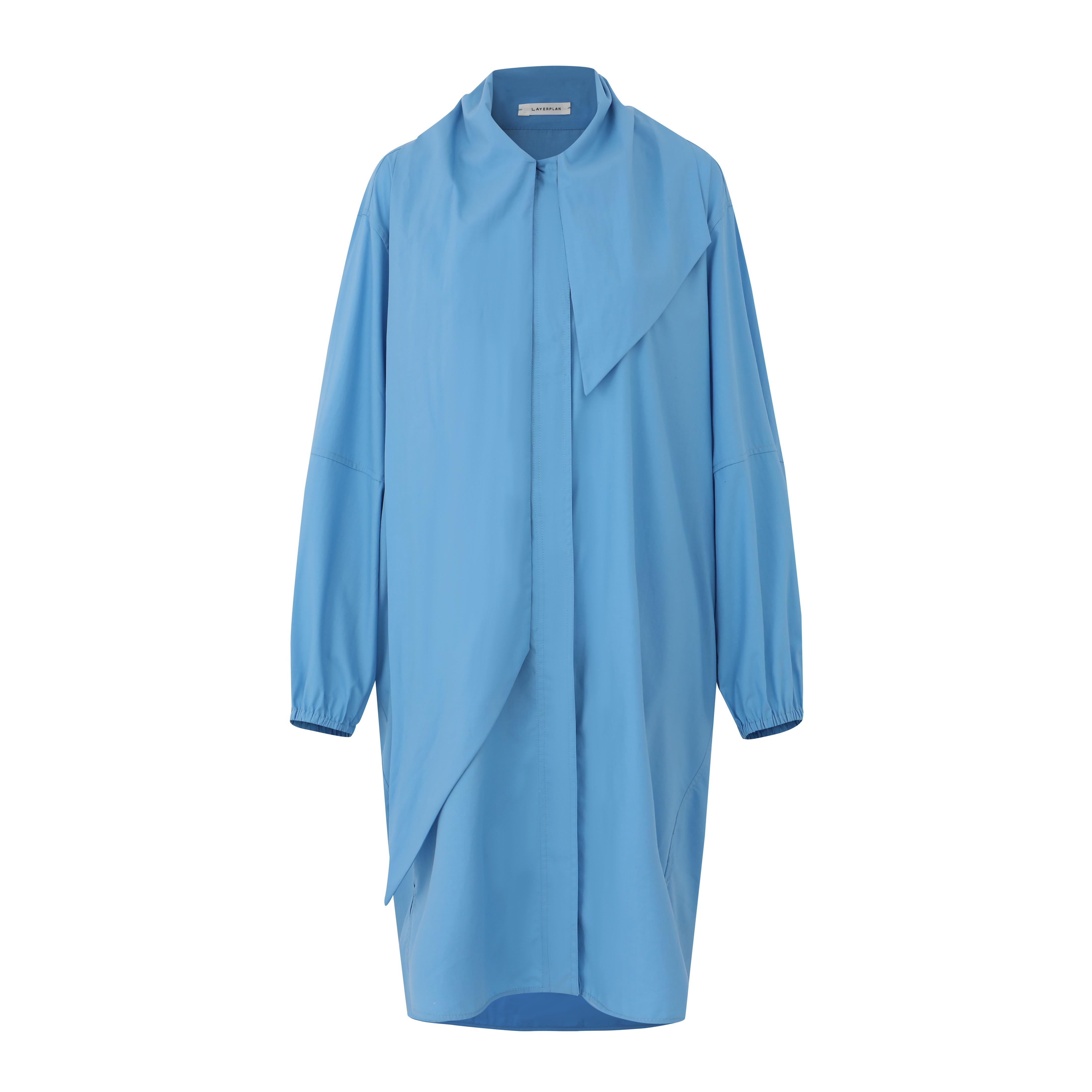 LAYERPLAN | Marina Scarf Collar Shirt Dress