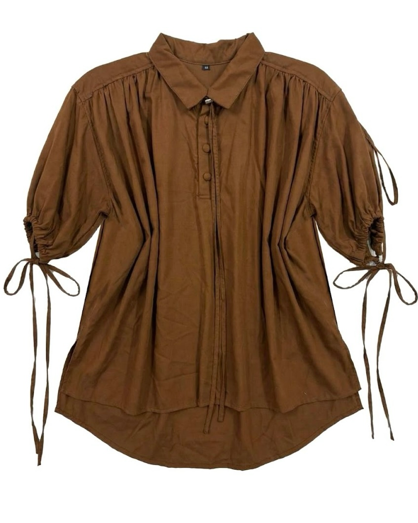 STUDIOMORAL | Oversized String Shirt Short Sleeve