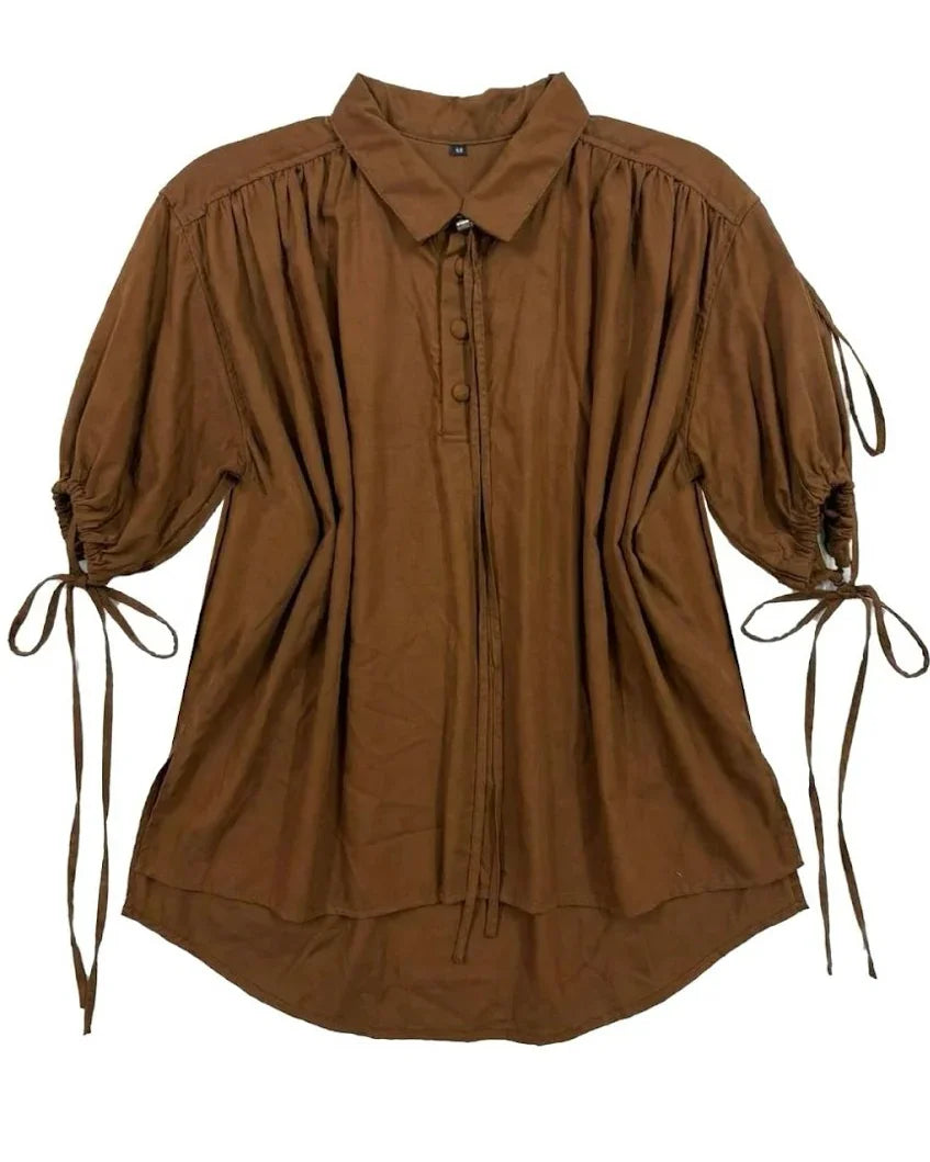 STUDIOMORAL | Oversized String Shirt Short Sleeve