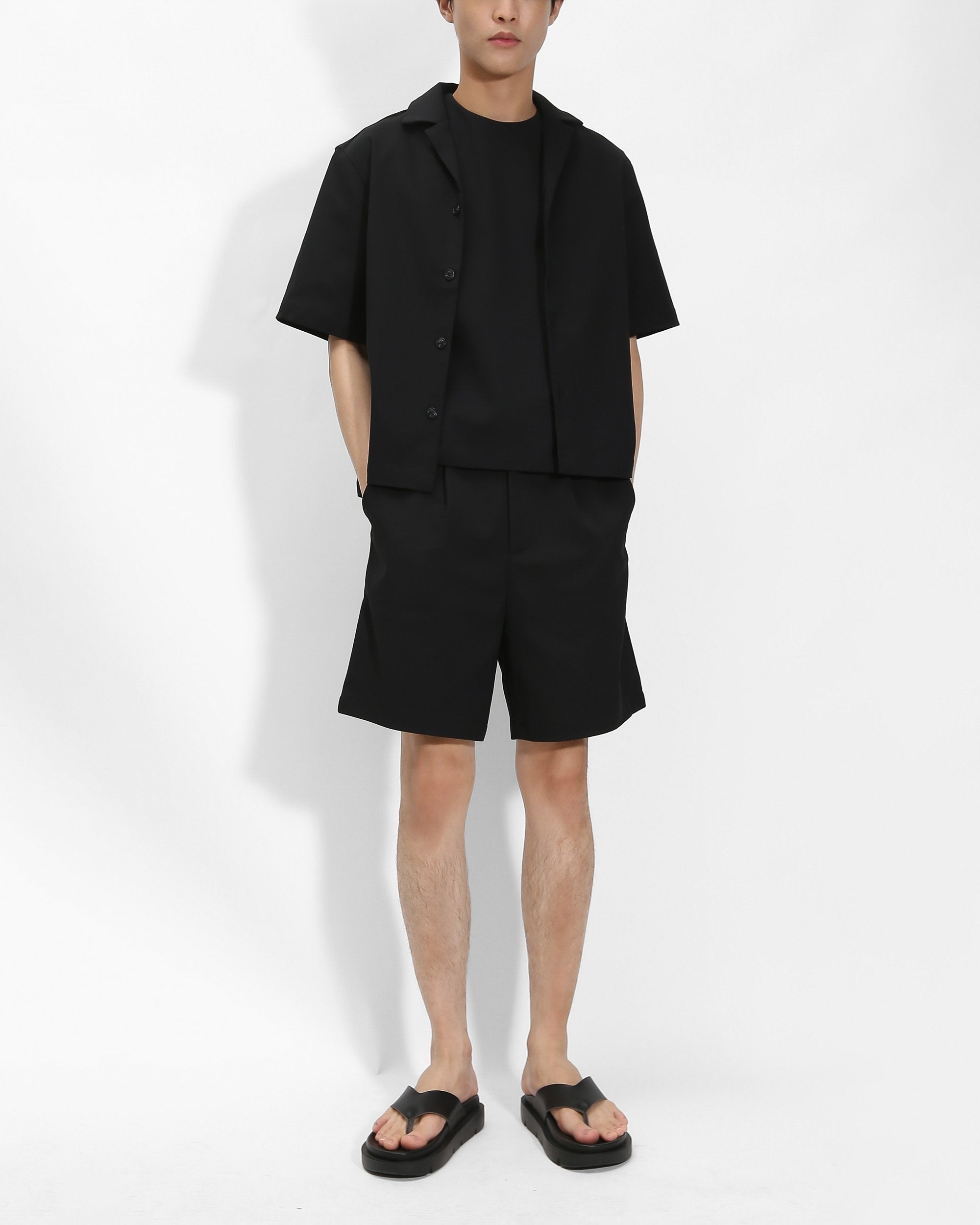 RYMH STUDIO | Pleated Shorts 001