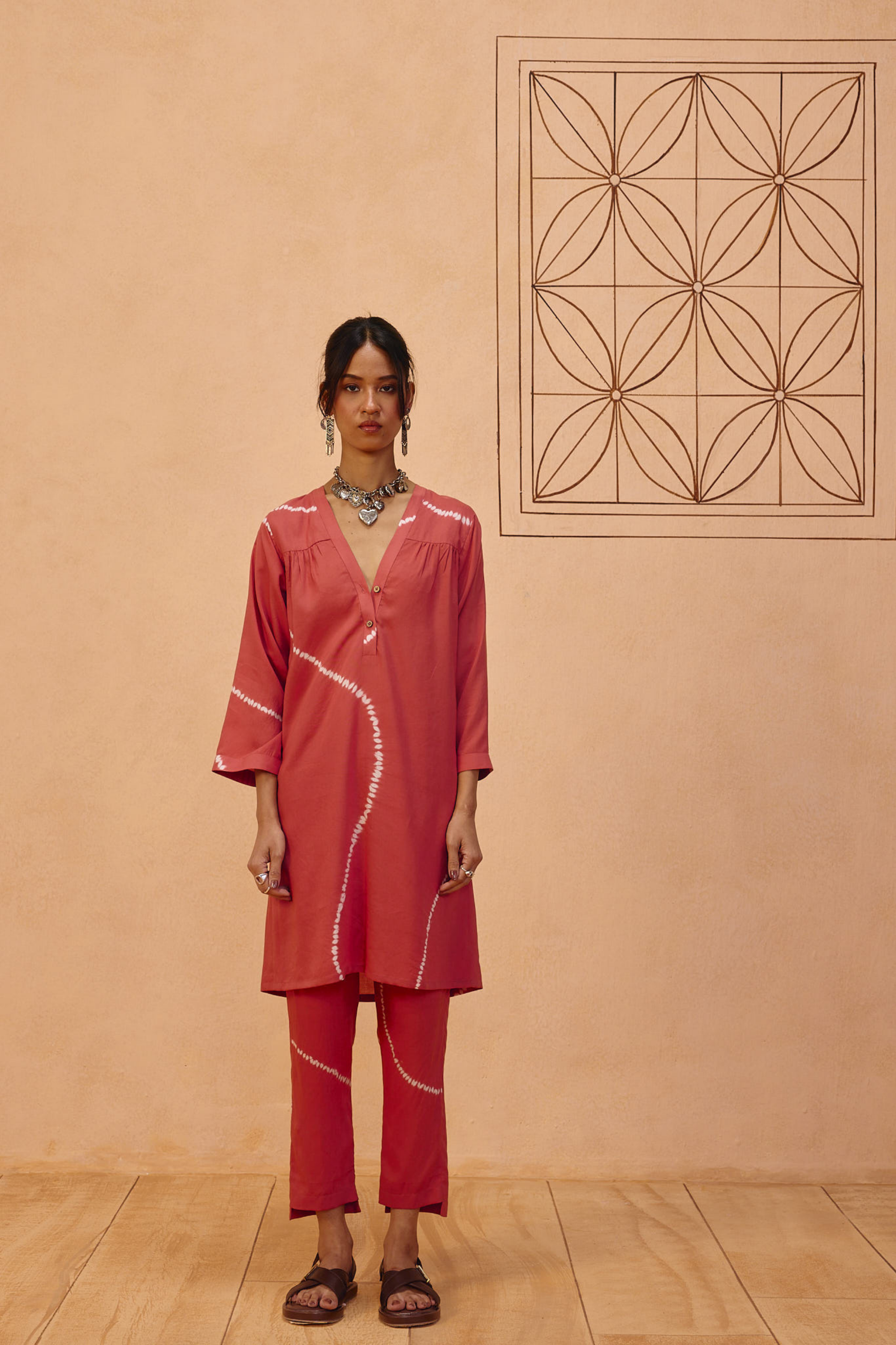 SUI | Rosy Earth Lyocell Kurta
