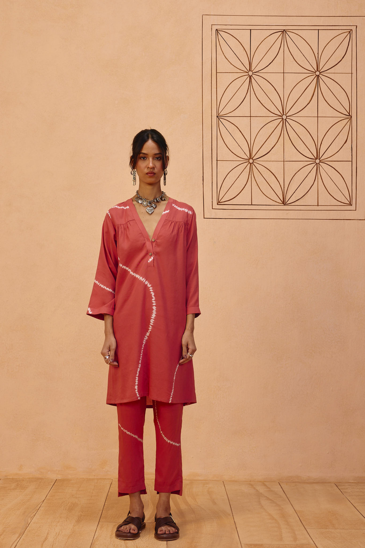 SUI | Rosy Earth Lyocell Kurta