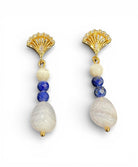 THE ANTECEDANT STORE | E - Clarity & Wisdom Blue Lace Agate Earrings