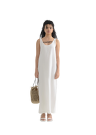 LAYERPLAN | Lena Buckle Linen Maxi Dress