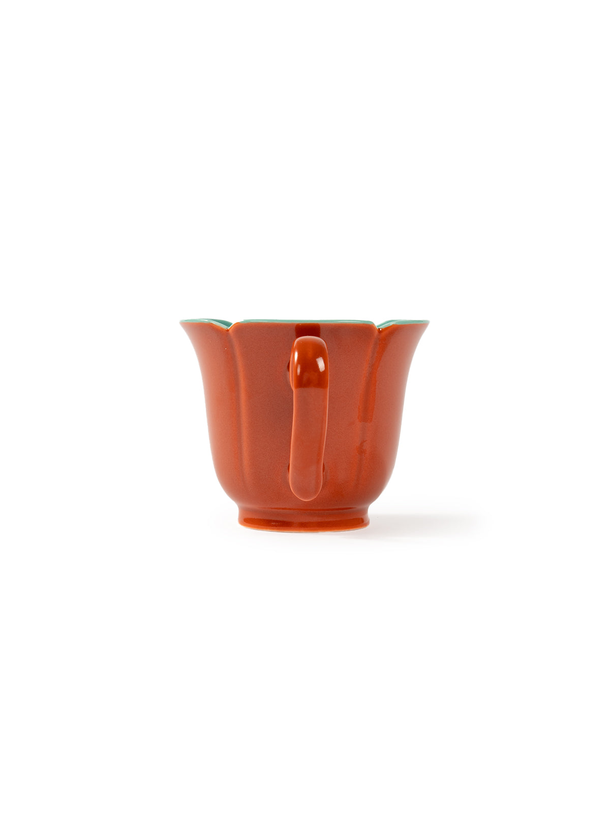 CRAFILAB | Brick Red & Turquoise Flower Master Cup