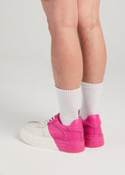 PROJECTWEAR | Fergie Dual Colour Leather Sneaker Pink