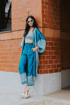 RAJA RANI | Modal Silk Long Kimono