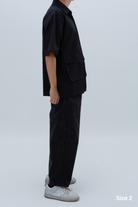 SAERO COLLECTIVE | Boho Overfit Shirt | Black