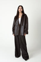 SAERO COLLECTIVE | Gajuk Oversized Jacket | Obsidian Brown