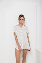 KATRUSS | Shirt Dress, Sunlit Stripes