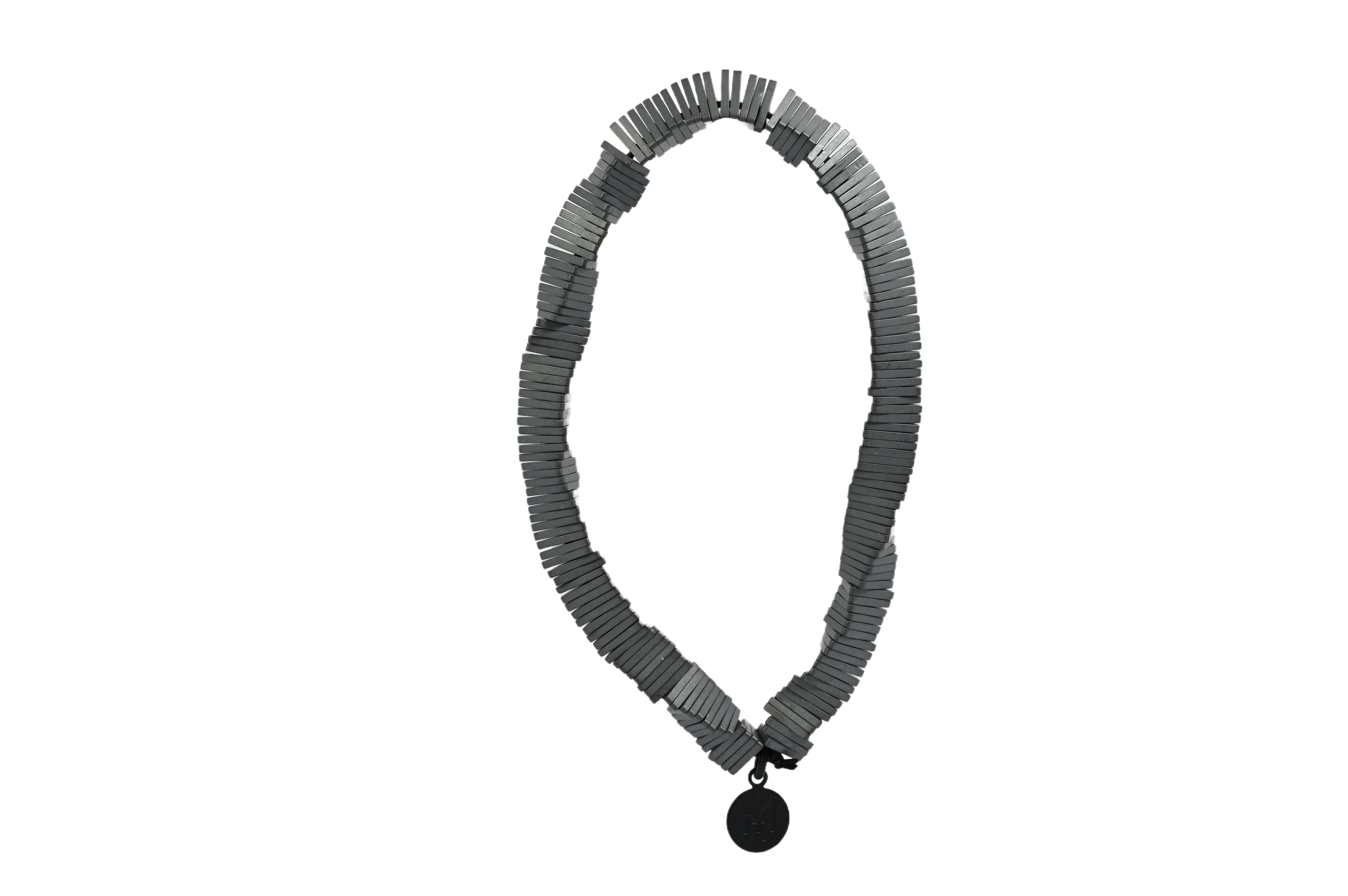 MARILYN TAN JEWELLERY | Kinetic Hematite Gemstone Elastic Bracelet