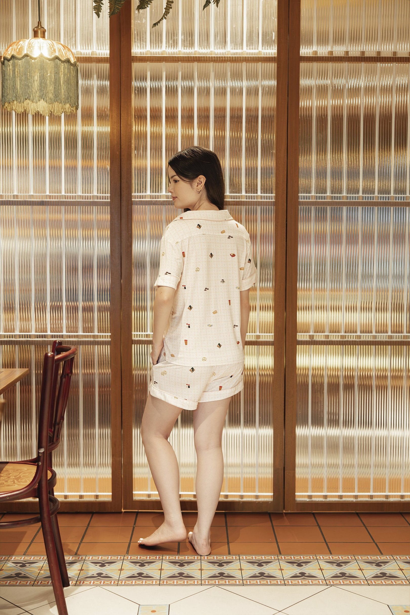 SELENIGHTCO | Signature Pyjamas Set | Kopitiam Blush