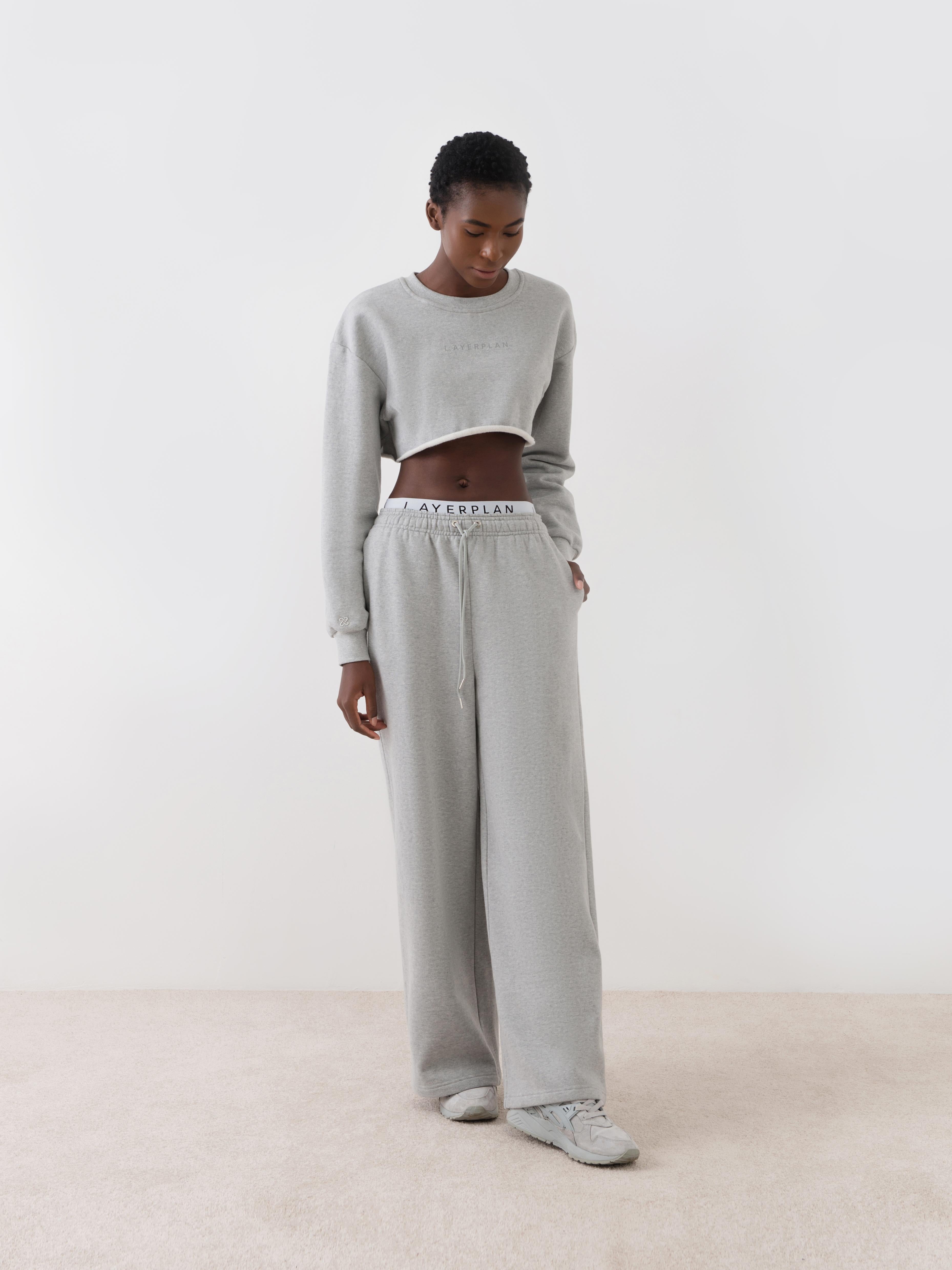 LAYERPLAN | LP Wideleg Logo Sweater Set