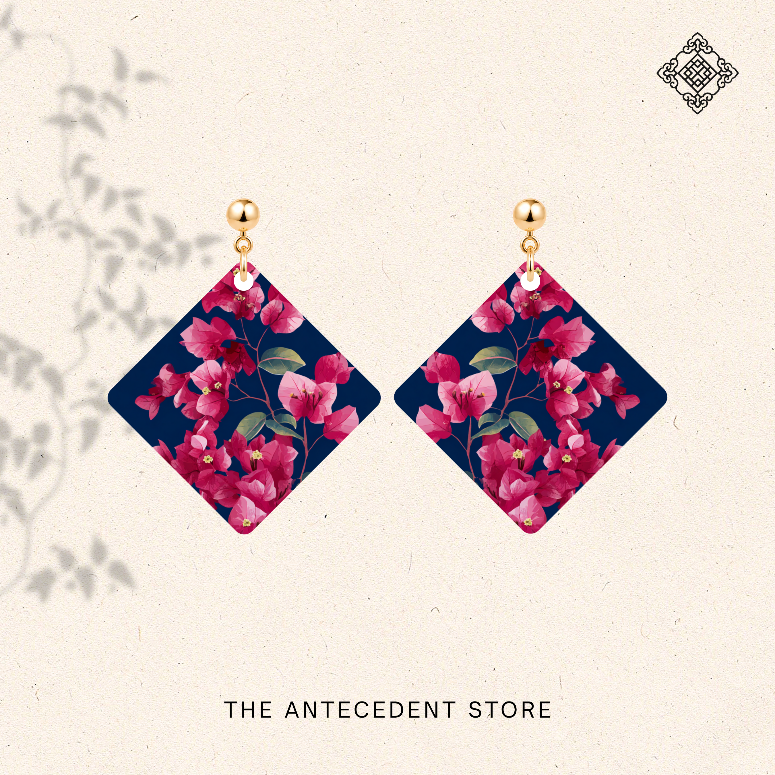 THE ANTECEDENT STORE | Bougainvillea Earrings In Blue