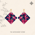 THE ANTECEDENT STORE | Bougainvillea Earrings In Blue