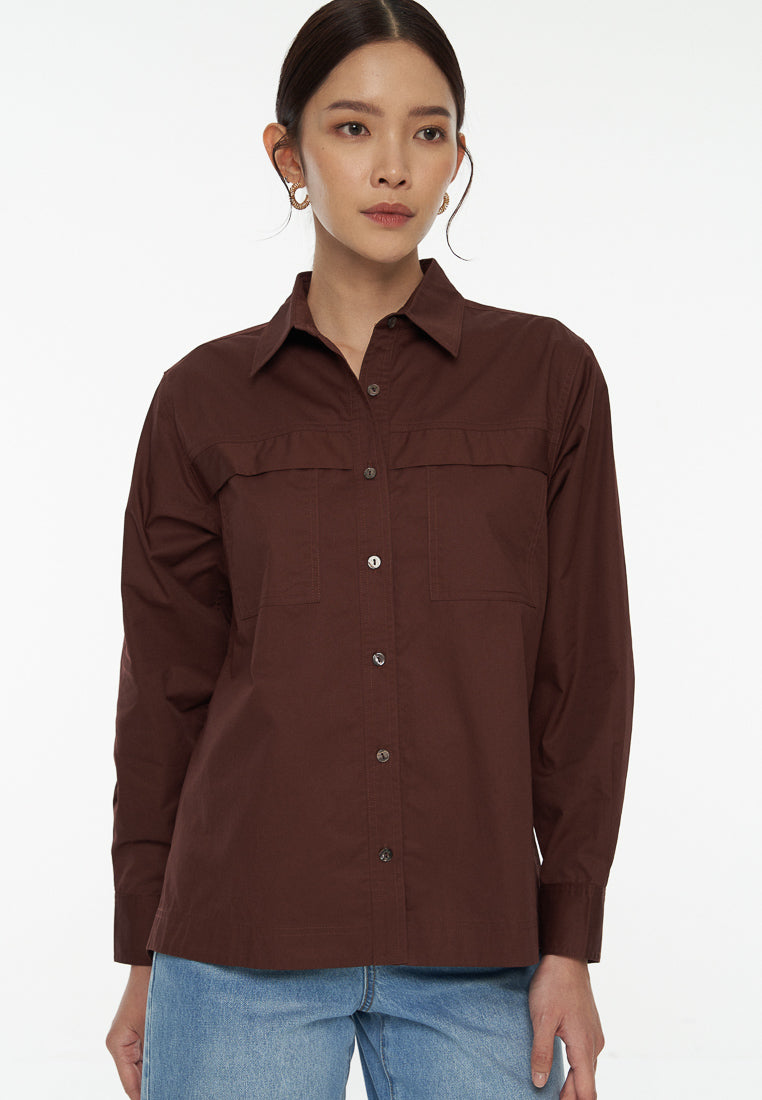 DRESSINGPAULA | Oversized Cotton Shirt