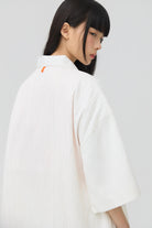 3EIGHTH | Fuwa Jacket In White Seersucker