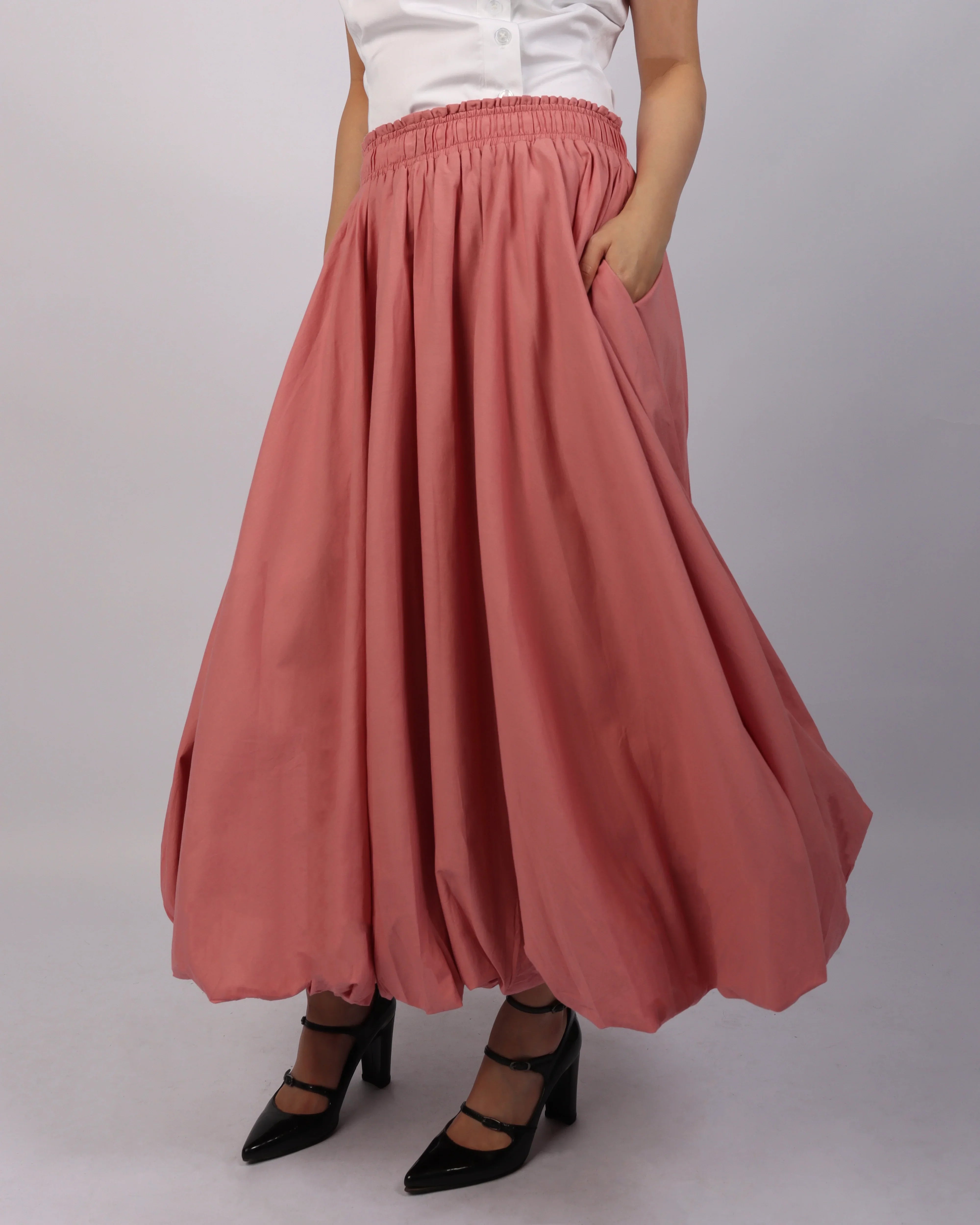 RAFFLES PRIVATO | MAL Midi Balloon Skirt