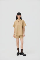 3EIGHTH | Jinwa Knit Tee Khaki