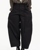 GRAYE | SOLOTEX® Barrel-Leg Trousers - Black