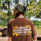 TALKING TOES | Curious by Nature Oversized Tee | Cocoa