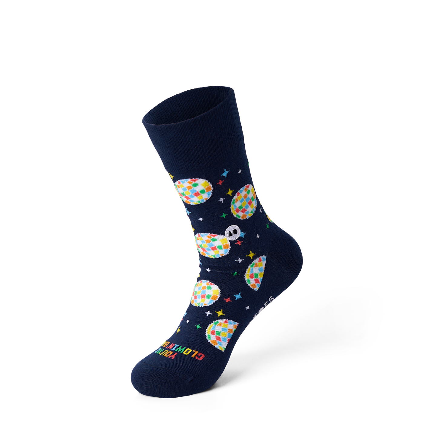TALKING TOES | Rainbow Disco Sock