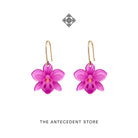 THE ANTECEDENT STORE | Purple Orchid Earrings | Stories of Singapore
