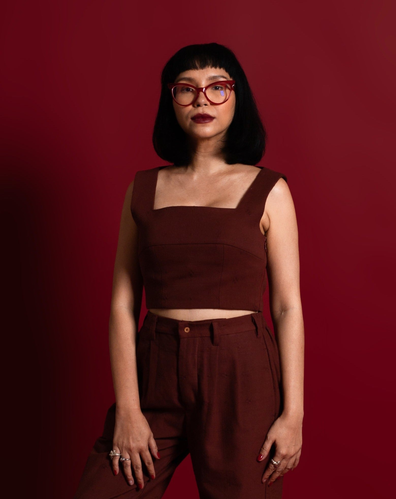 SUKKHA CITTA | TITIK - Sleeveless Crop Top