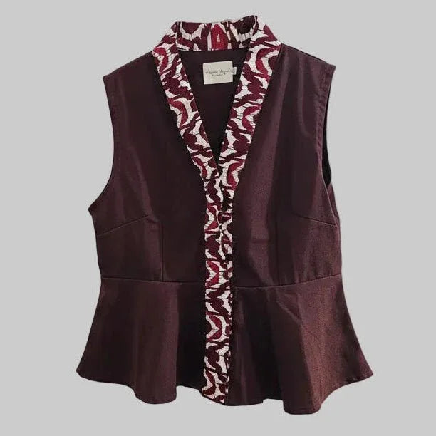 NYANA NYANA | Batik Peplum Vest