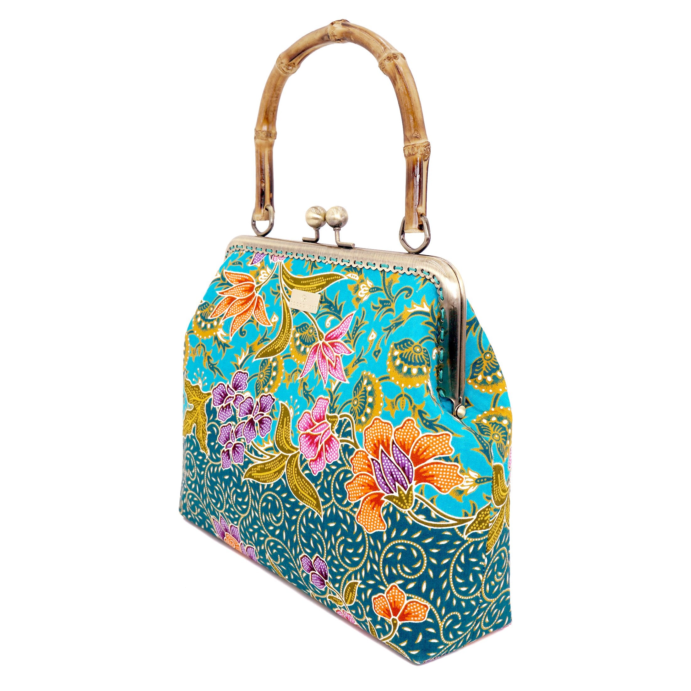 COCOONESE | Bamboo Top Handle Bag - Revolving Dream (GN)