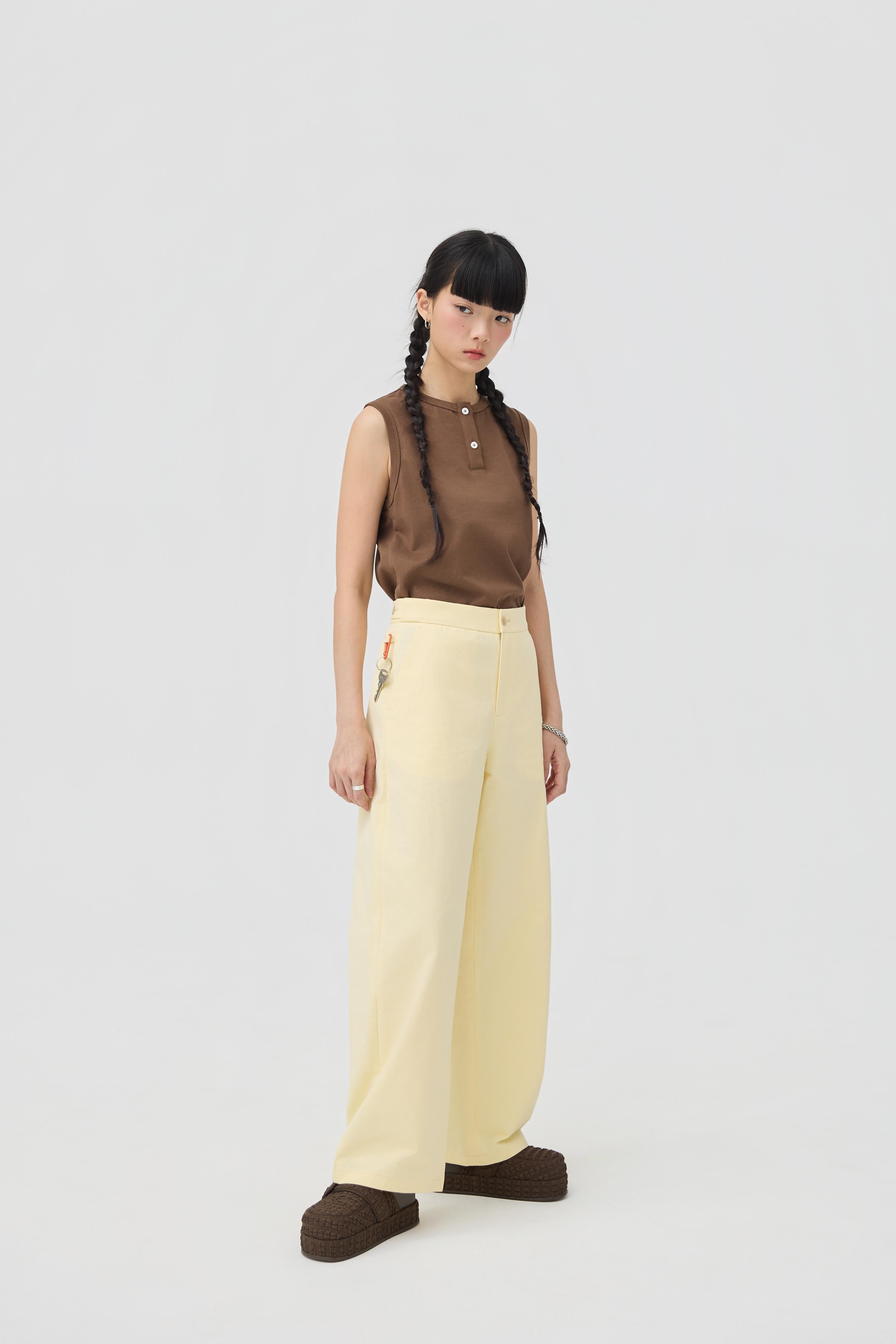 3EIGHTH | Sagyo Trousers In Sunshine Yellow