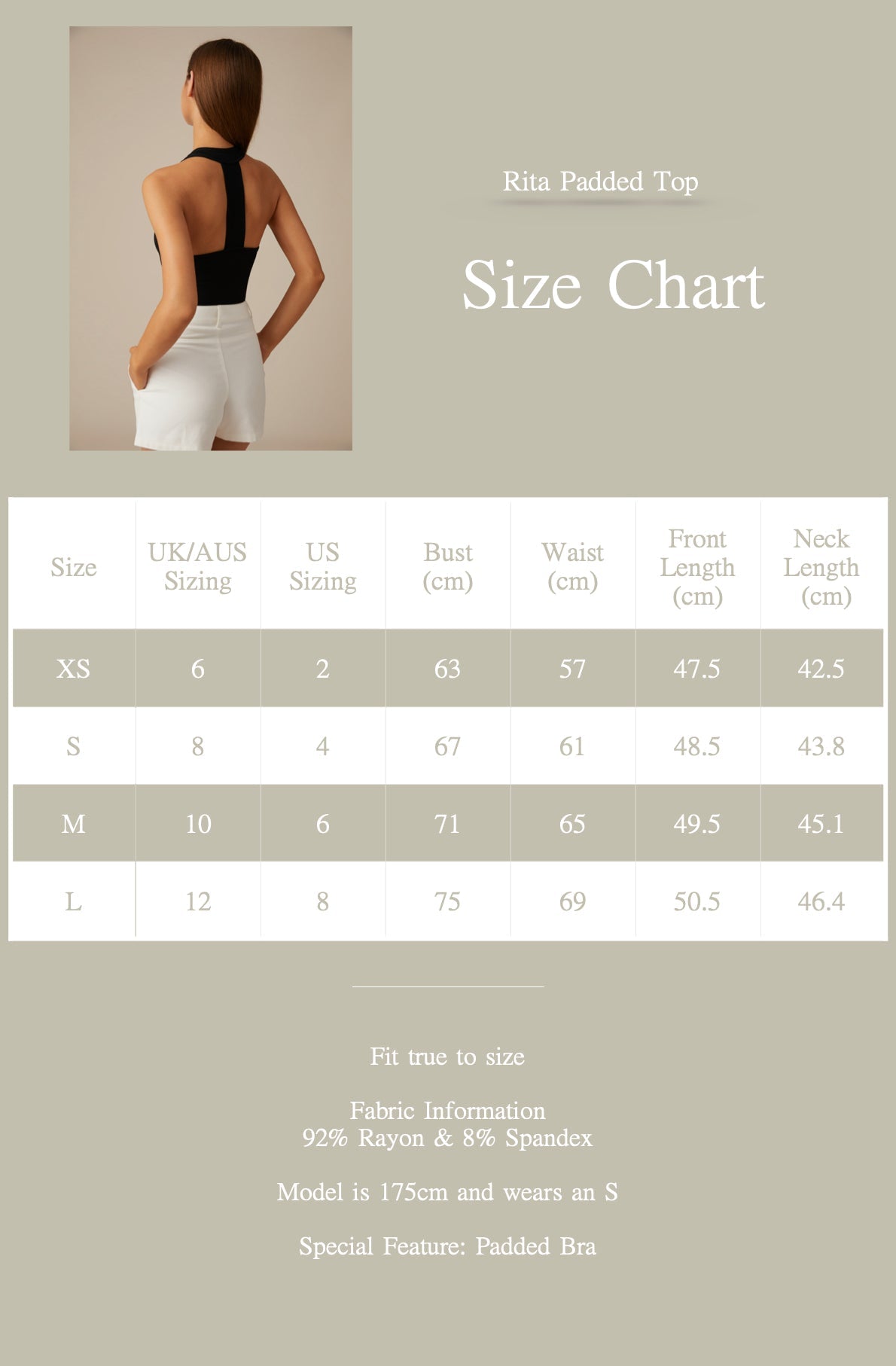 EMVY | Rita Padded Top - Black