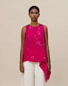 SUKKHA CITTA | SERIBU BUNGA - Asymmetrical Drape Top