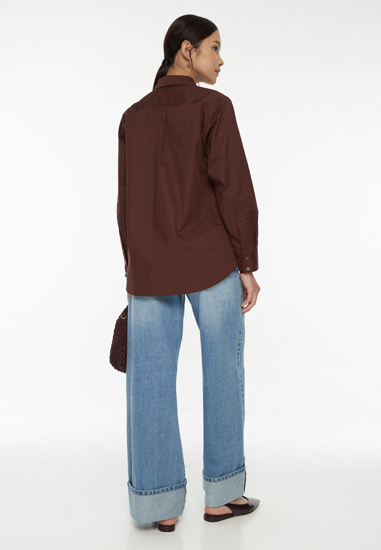 DRESSINGPAULA | Oversized Cotton Shirt