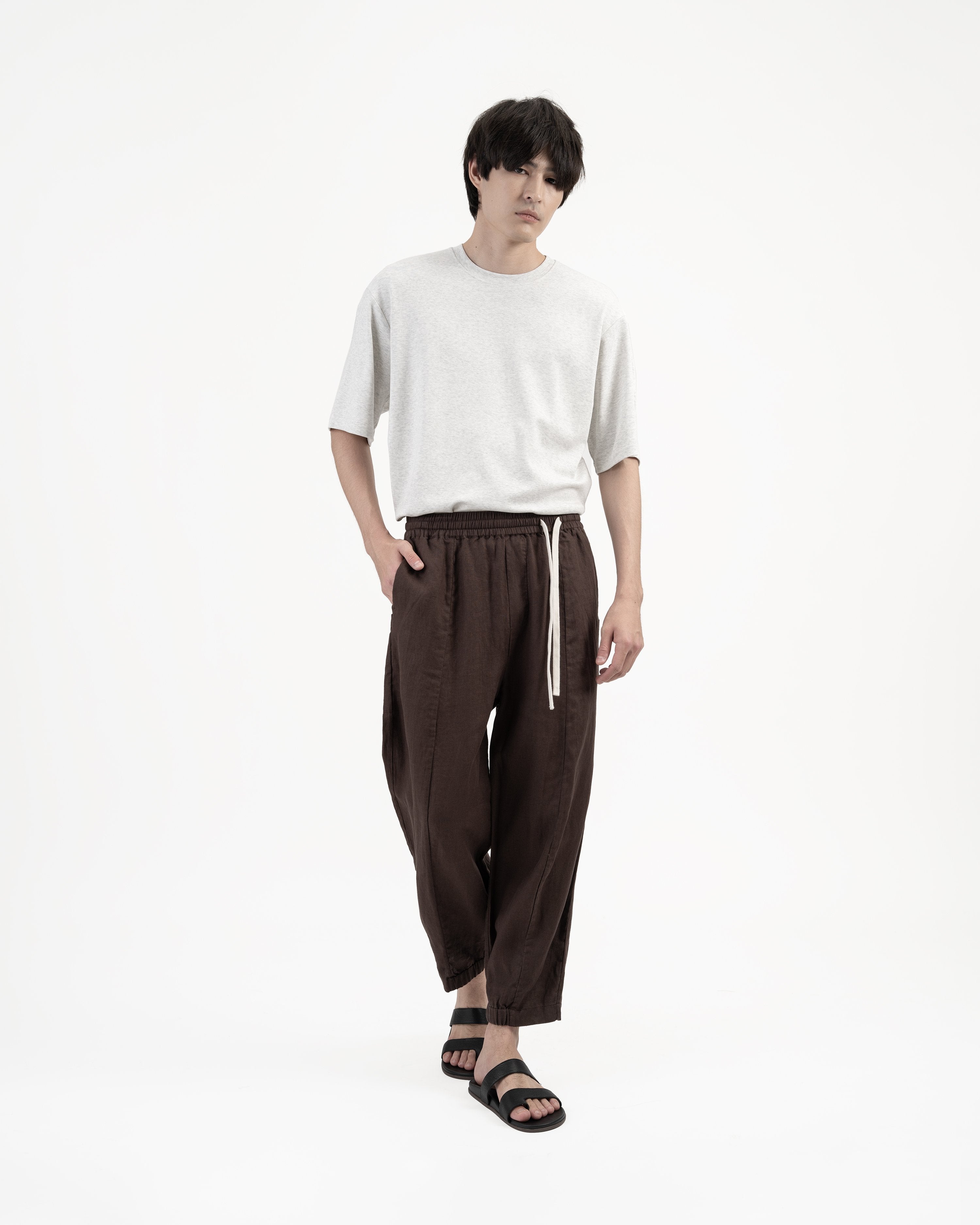 GRAYE | Journeyman Linen Pants | Brown