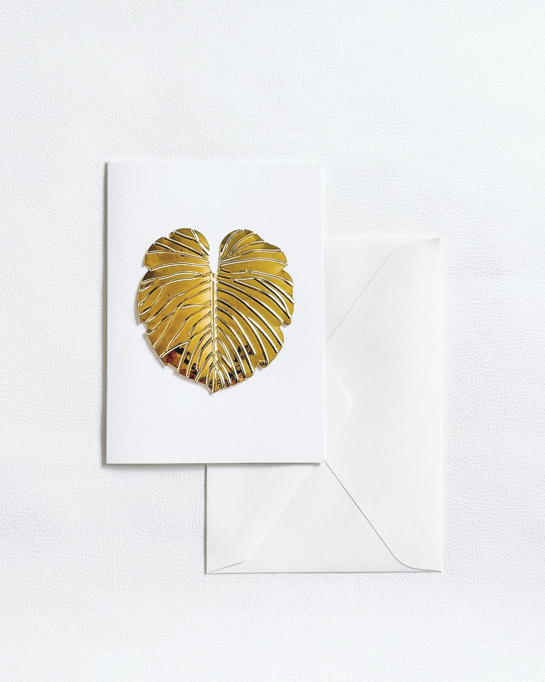 STRAIT LIGHTS | Monstera Greeting Card