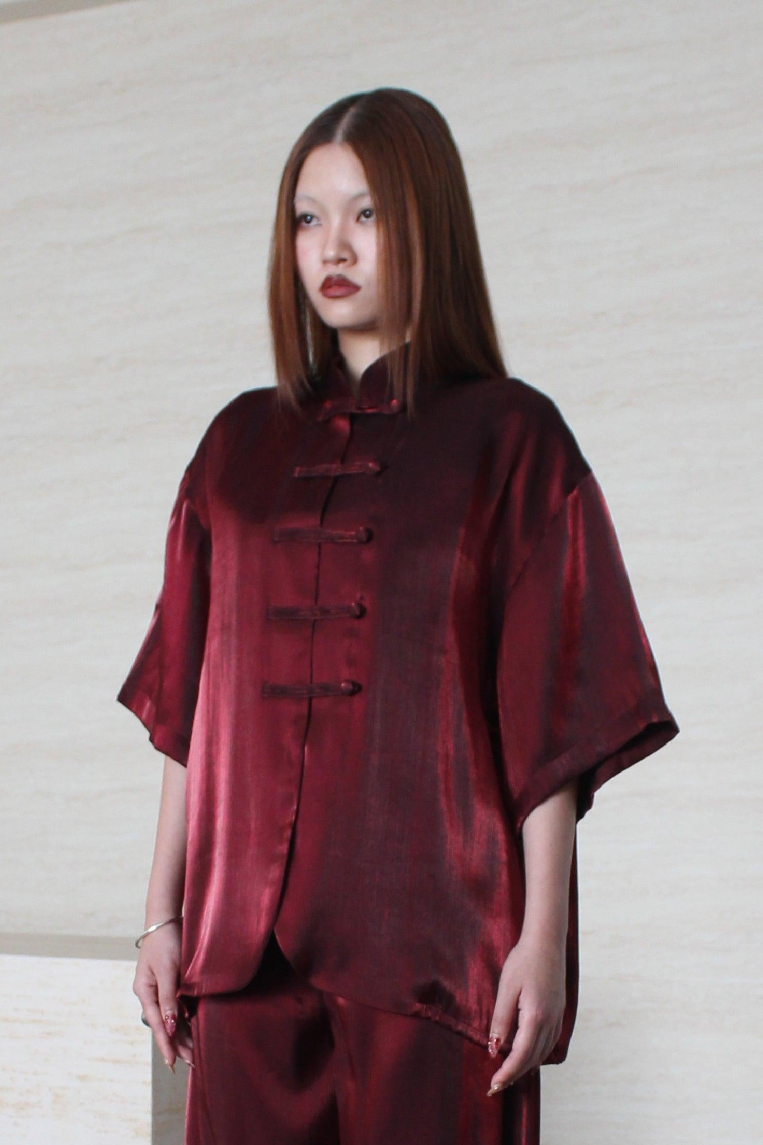 SHAOFEN | Wick Shirt (Short Sleeve Samfu)