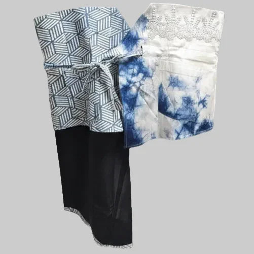 NYANA NYANA | Patchwork Embroidery Batik Obi Belt