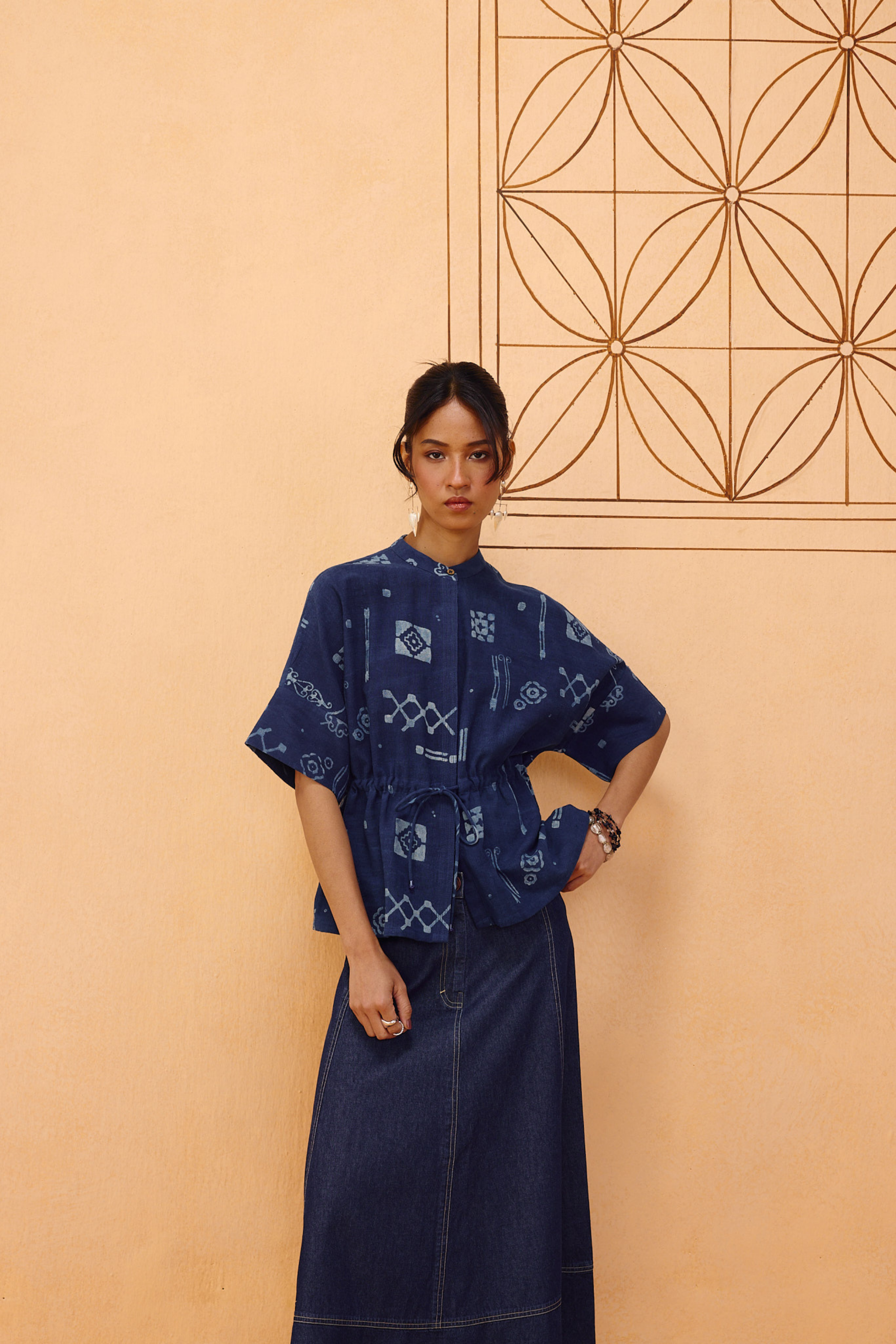 SUI | Rooted Beginnings Kala Cotton Peplum Top