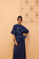 SUI | Rooted Beginnings Kala Cotton Peplum Top