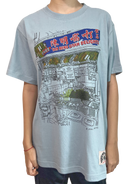 TATSU MAKER WORKS | Tan Beng Otah Delights T-Shirt | Acid Blue