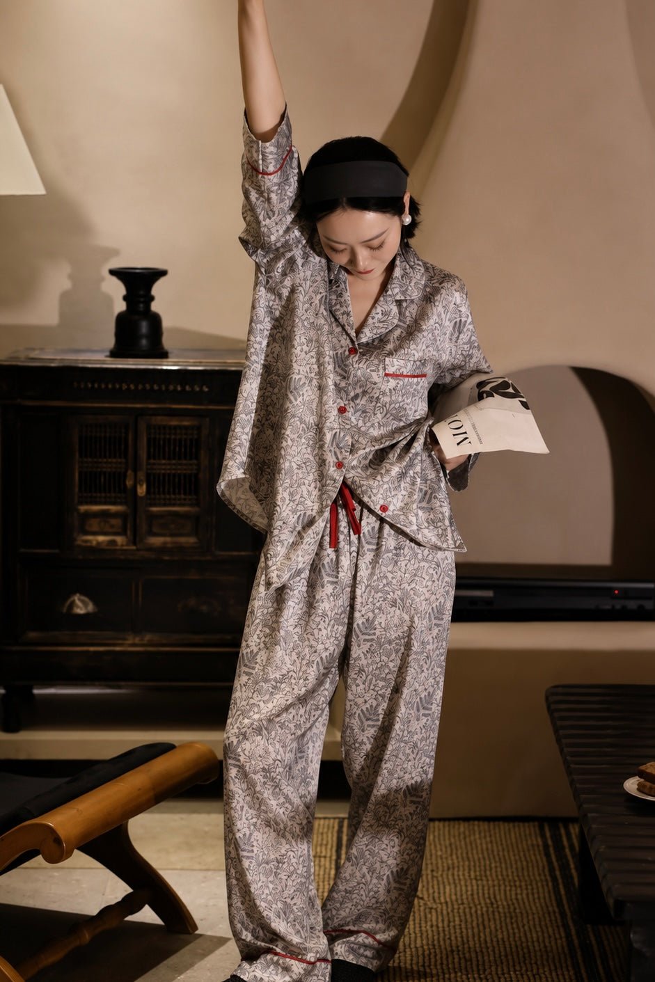 BELLS & BIRDS | Toile Rouge PJ Pants Set