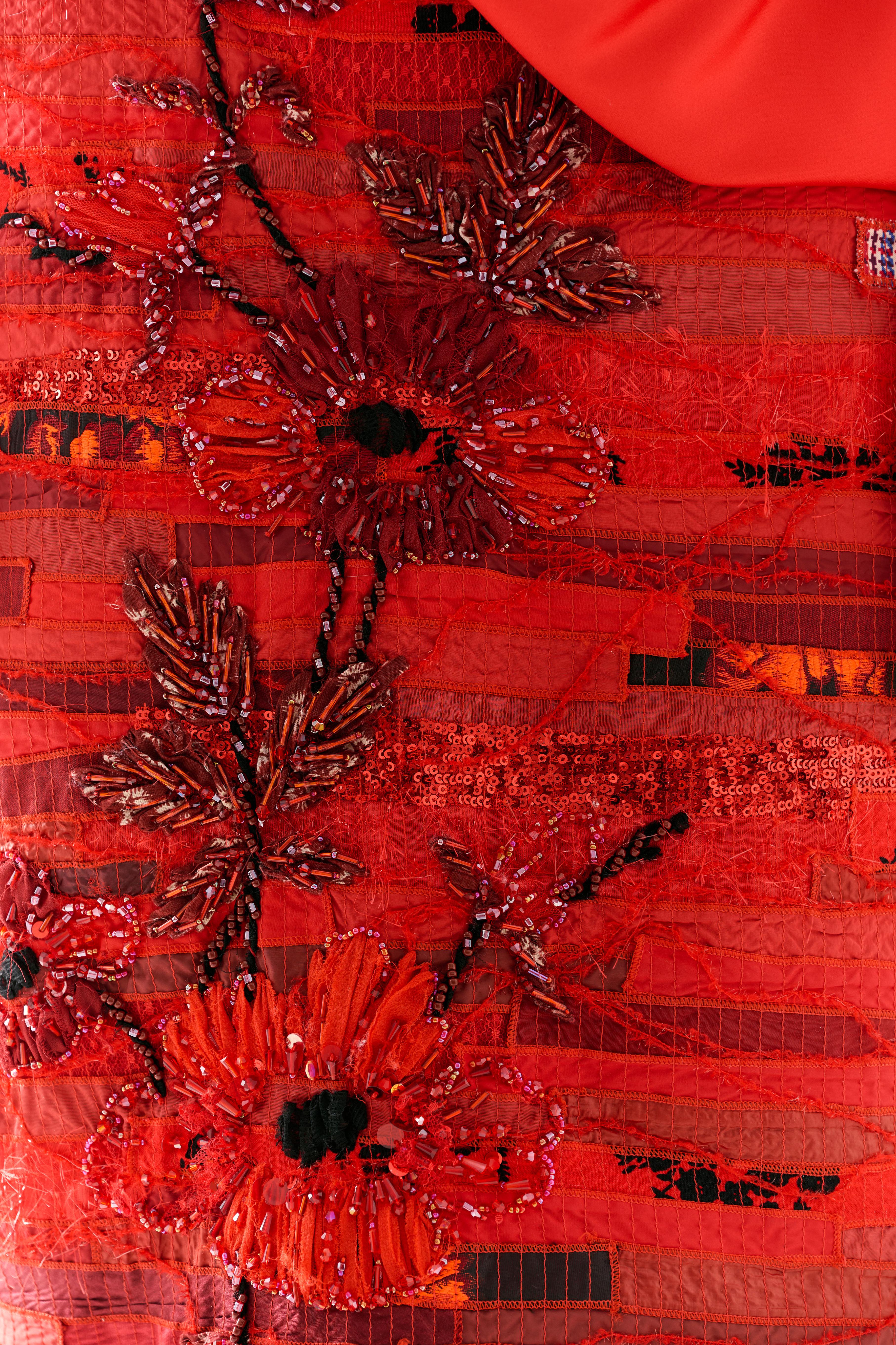 KHAAR | Scarlet Peplum Skirt