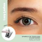 NODSPARK | Clear Band Everyday Sparkle In Your Eyes Lazy Lashes