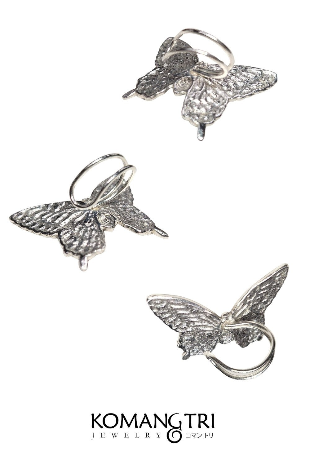 CREATIVE JEWELLERY STUDIO | Byzantine Carnelian & Silver Pendant Butterfly by Hooked On Maille