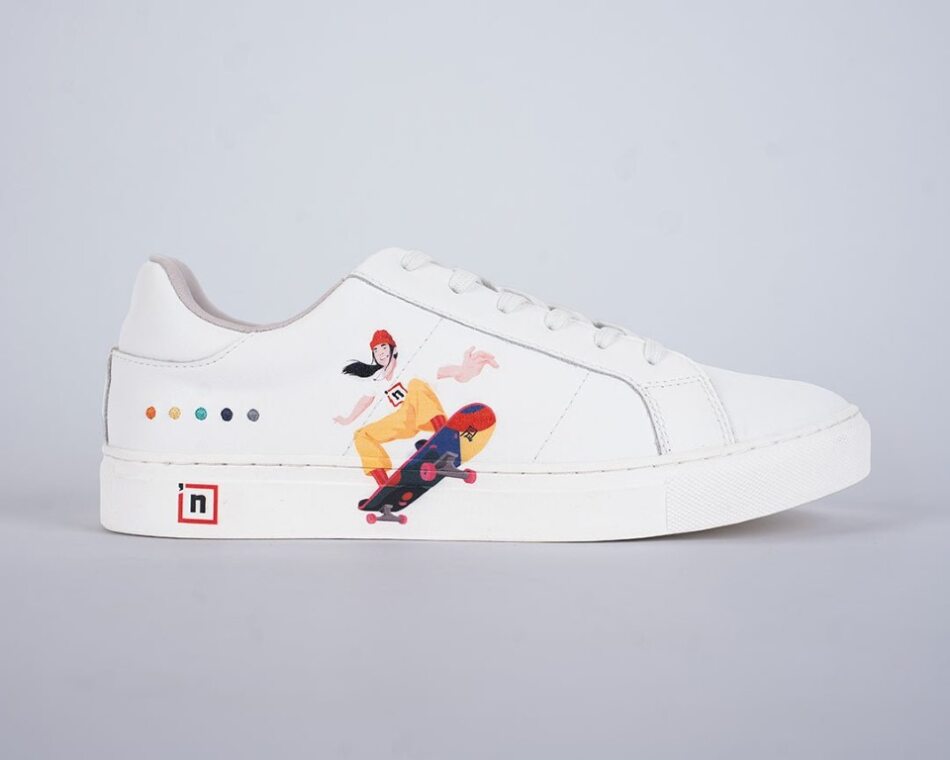 KIBO | KIBO x Ying n Flo - Recycled Leather Sneakers