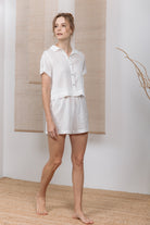KATRUSS | PJ Set With Shorts, Sunlit Stripes