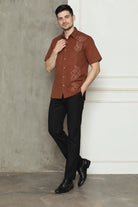 KANZI COLLECTION | Mens Batik Embrodered Shirt